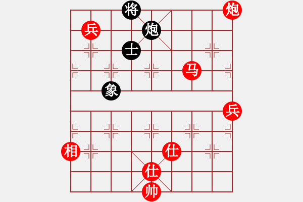 象棋棋譜圖片：棋局-1bk2 cp3 - 步數(shù)：100 