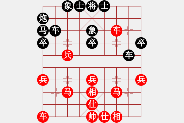 象棋棋譜圖片：天乙輪王(月將)-負(fù)-吃比例(7段) - 步數(shù)：30 