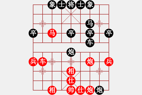 象棋棋譜圖片：人生如夢[1535007442] -VS- 橫才俊儒[292832991] - 步數(shù)：40 