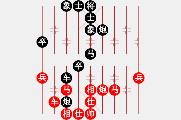 象棋棋譜圖片：鐵道游擊包(8段)-和-重慶潼南一(9段) - 步數(shù)：60 