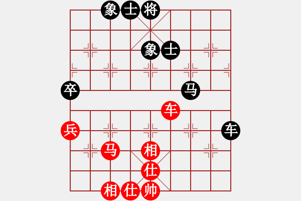 象棋棋譜圖片：鐵道游擊包(8段)-和-重慶潼南一(9段) - 步數(shù)：80 