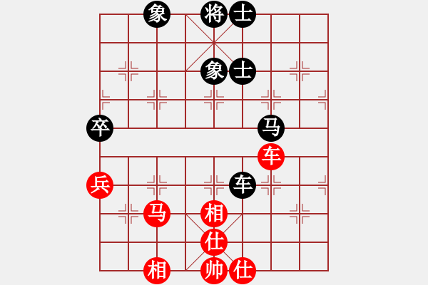 象棋棋譜圖片：鐵道游擊包(8段)-和-重慶潼南一(9段) - 步數(shù)：90 