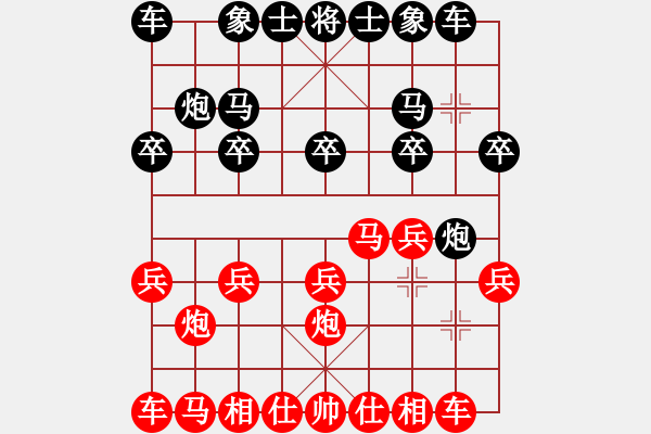 象棋棋譜圖片：湯旭晨 先勝 張晨昕 - 步數(shù)：10 