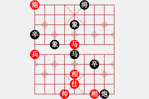 象棋棋譜圖片：順炮局（我后勝Q(mào)Q評測業(yè)五棋手） - 步數(shù)：130 