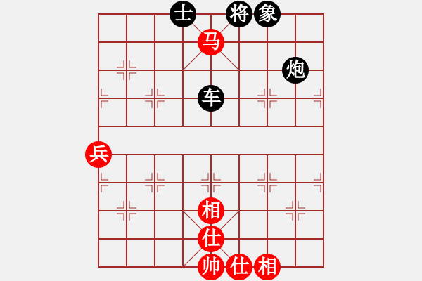 象棋棋譜圖片：仙人指路轉(zhuǎn)右中炮對(duì)卒底炮 俱樂(lè)部青山(4r)-勝-千島棋社己(4r) - 步數(shù)：150 