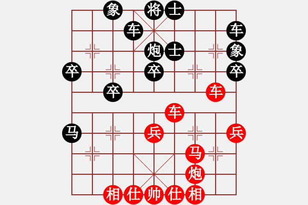 象棋棋譜圖片：富厚堂(3段)-負(fù)-banzhu(4段) - 步數(shù)：40 