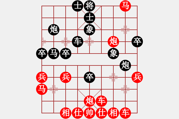 象棋棋譜圖片：fhjkqhc(9星)-勝-純?nèi)松先A山(9星) - 步數(shù)：33 