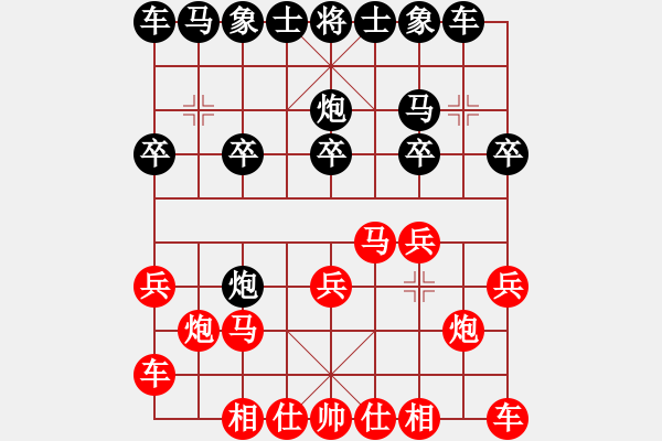 象棋棋譜圖片：蔣萍先勝我心依舊啊 - 步數(shù)：10 