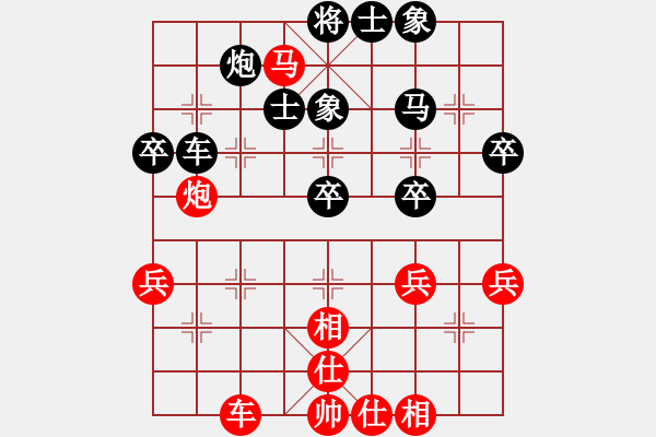 象棋棋譜圖片：第10輪 第03臺 煙臺市代表隊王禹博 先和棗莊市代表隊朱峰 - 步數(shù)：50 