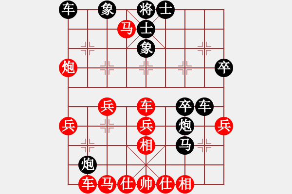 象棋棋譜圖片：雨中風(fēng)鈴(8級)-負(fù)-梁山白玫瑰(月將) - 步數(shù)：40 