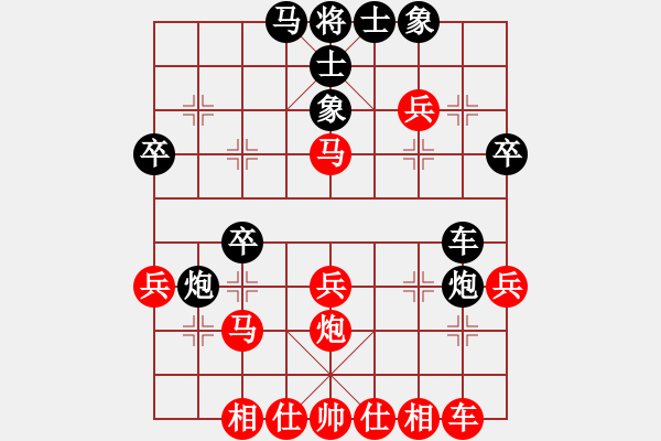 象棋棋譜圖片：風(fēng)云一劍(2段)-負(fù)-李展鵬(5段) - 步數(shù)：30 