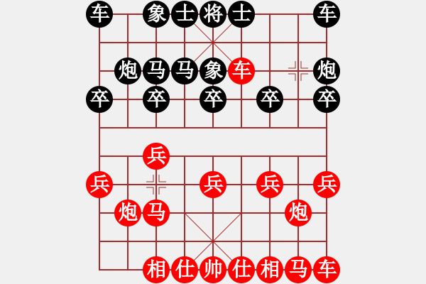 象棋棋譜圖片：特大棋隊天涯VS車石(2010-8-20) - 步數(shù)：10 