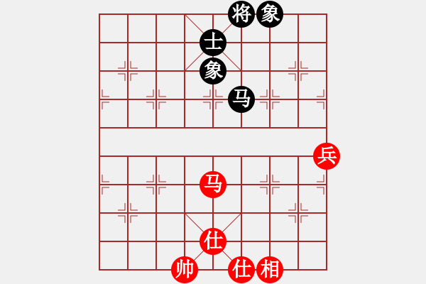 象棋棋譜圖片：冠軍級殺手(月將)-和-木人(3段) - 步數(shù)：99 