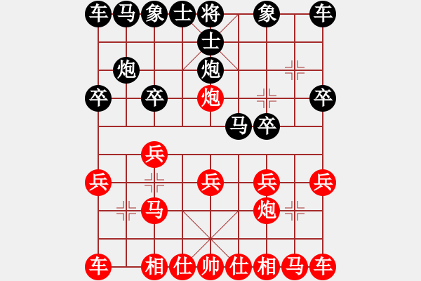 象棋棋譜圖片：2019.12.12.2好友二十分鐘先勝王文凱 - 步數(shù)：10 