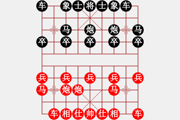 象棋棋谱图片：何顺安 先和 李义庭 - 步数：10 