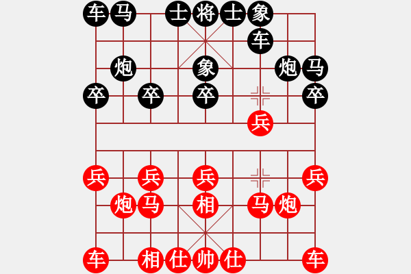 象棋棋譜圖片：kcxl(1段)-負-山西曙光(2段) - 步數(shù)：10 