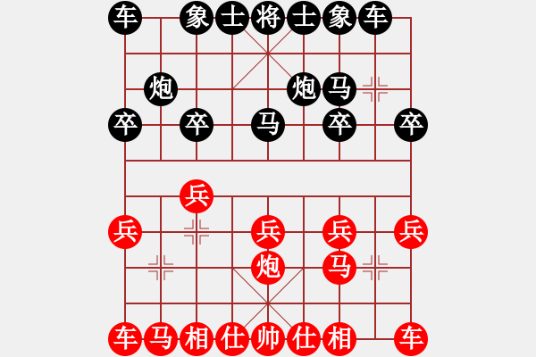 象棋棋譜圖片：人生無悔[3088837566] -VS- 棋迷[574789403] - 步數(shù)：10 