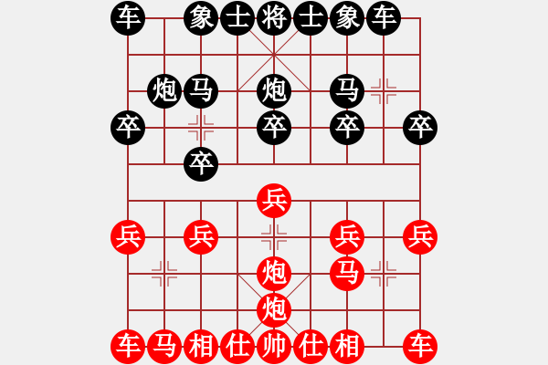 象棋棋譜圖片：太尉棋狂斗魚直播間太守棋狂先勝李井瑞業(yè)9-3 - 步數(shù)：10 