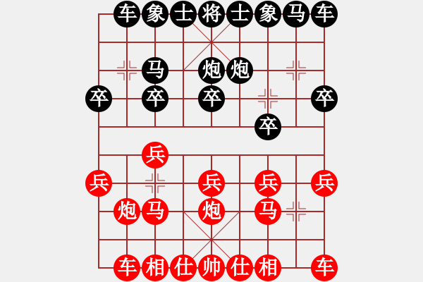 象棋棋譜圖片：濰坊衛(wèi)校[紅] -VS- 大姐夫[黑] - 步數(shù)：10 