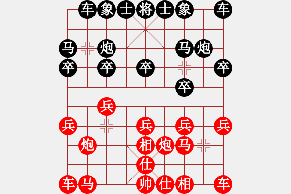 象棋棋譜圖片：顧嚴(yán)(3段)-負(fù)-無錫天狼(6段) - 步數(shù)：10 