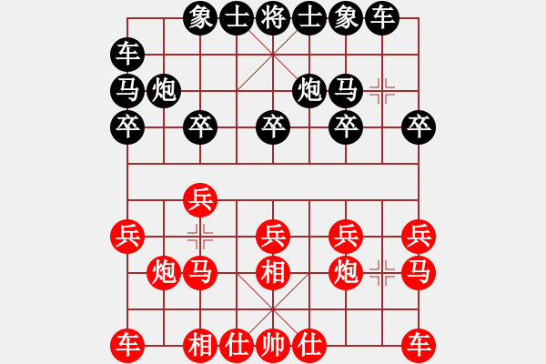 象棋棋谱图片：2020个人赛 赵金城先和李翰林 飞相对左士角炮 - 步数：10 