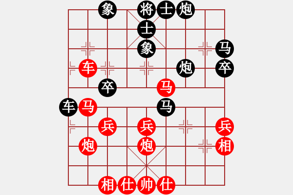 象棋棋譜圖片：棋壇尊者(六級)vs蓋璽全(十四級)2015-04-15.ccf - 步數(shù)：40 