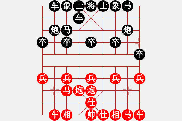 象棋棋譜圖片：2021年全國象棋校際聯(lián)賽廣州分賽區(qū)網(wǎng)絡(luò)賽第5輪曲皓軒先負(fù)江海明 - 步數(shù)：10 