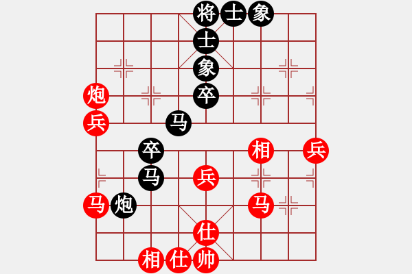 象棋棋譜圖片：恐怖的棋圣(月將)-和-聯(lián)眾中神通(8段) 中炮過河車左邊馬對屏風(fēng)馬 - 步數(shù)：60 