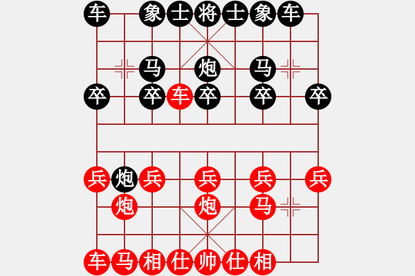 象棋棋譜圖片：業(yè)余玩家(2段)-勝-papertiger(4段) - 步數(shù)：10 