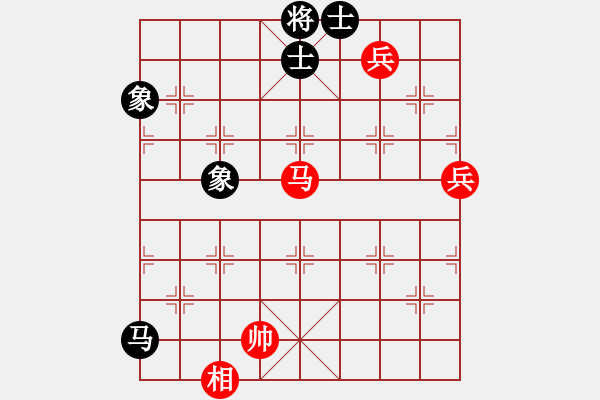 象棋棋谱图片：仙人指路转左中炮对卒底炮转顺炮 - 步数：100 