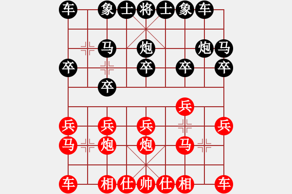 象棋棋譜圖片：雨過不天晴(2段)-和-doorr(1段) - 步數(shù)：10 