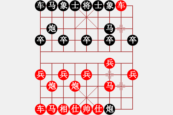 象棋棋譜圖片：婁底一把刀(3段)-和-shsh(1段) - 步數(shù)：10 