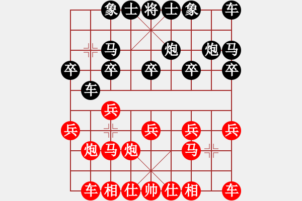 象棋棋譜圖片：葬心紅勝4215241vvttvvtt【過宮炮局】 - 步數(shù)：10 