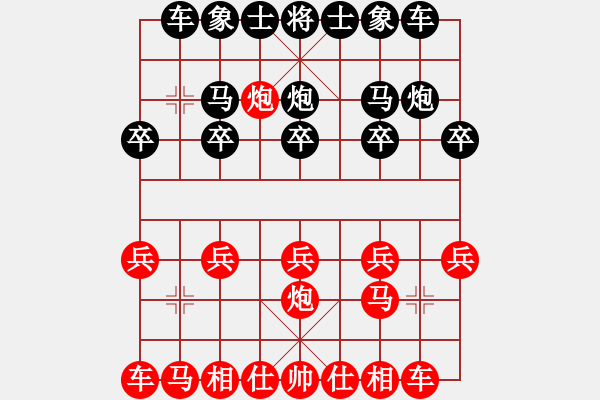 象棋棋譜圖片：陳池先勝楊瀟 - 步數(shù)：10 