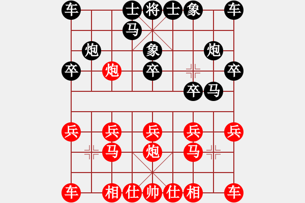 象棋棋譜圖片：不在想舒淇(9段)-負(fù)-現(xiàn)代棋王(至尊) - 步數(shù)：10 