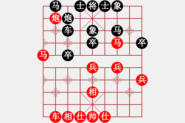 象棋棋譜圖片：banzhu(7段)-負(fù)-炫鋒戰(zhàn)神(9段) - 步數(shù)：40 