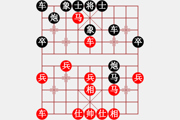 象棋棋譜圖片：12月21日先手對(duì)唐恒裕左馬盤河 - 步數(shù)：30 