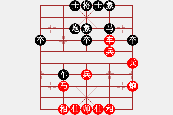 象棋棋譜圖片：天創(chuàng)(9段)-勝-和三棋(8段)中炮不進三兵對左炮封車轉(zhuǎn)列炮 - 步數(shù)：40 