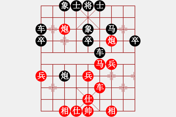 象棋棋譜圖片：走錯一步(1段)-負(fù)-弈海拾貝(5段) - 步數(shù)：40 