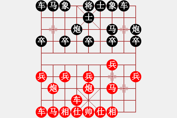 象棋棋譜圖片：橫才俊儒[292832991] -VS- only18[794687321] - 步數(shù)：10 