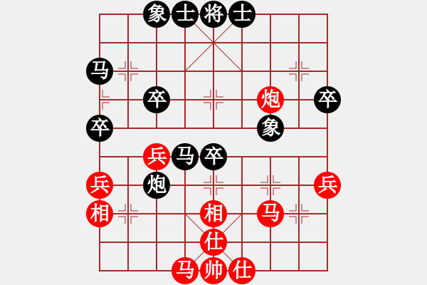 象棋棋譜圖片：第六局： 2019.1019 幻方棋中 負 無敵神通 - 步數(shù)：40 