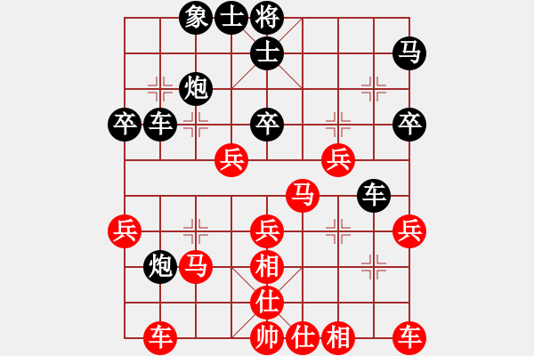 象棋棋譜圖片：后手對(duì)兵局品棋神雕俠(月將)-負(fù)-魔女龍?jiān)气P(月將) - 步數(shù)：40 