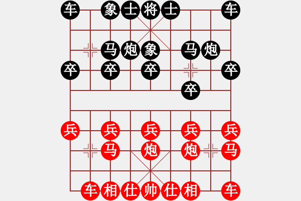 象棋棋谱图片：zyckg(5段)-胜-江西杀手(2段) - 步数：10 
