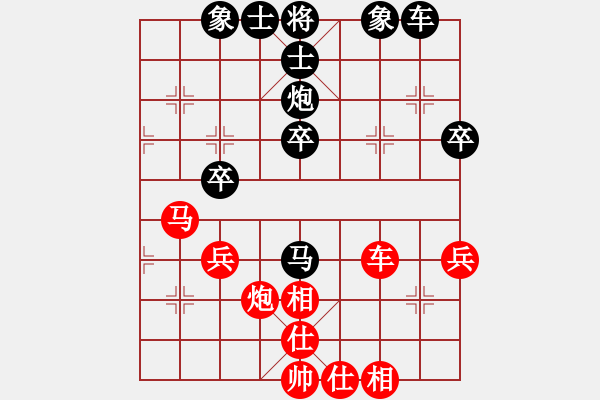 象棋棋譜圖片：飛天神九(8段)-和-煮酒論棋雄(月將) - 步數(shù)：57 