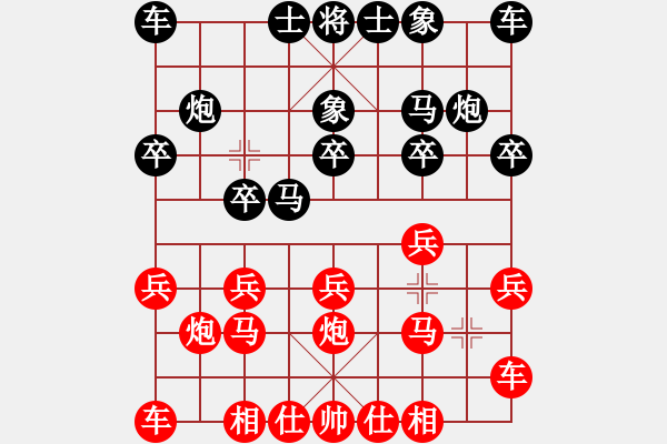 象棋棋譜圖片：重慶無敵(3段)-負-隨風潛入夜(9段) - 步數：10 