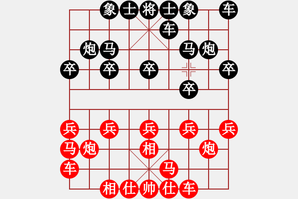 象棋棋譜圖片：飛相對進7卒2004年象甲第8輪湖北李智屏勝廣東呂欽超短局精彩的快殺速勝 - 步數(shù)：10 