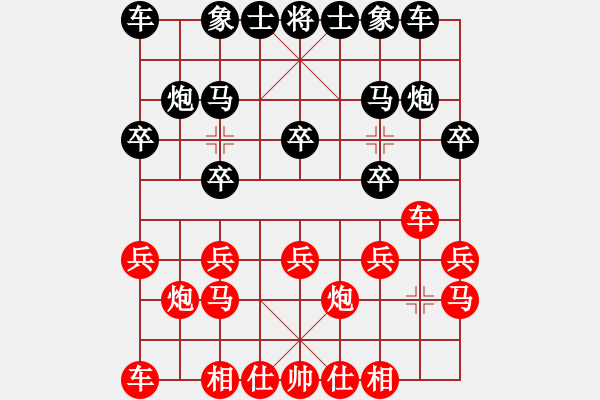 象棋棋谱图片：河内范国乡 vs. 河内阮成保 (2) - 步数：10 