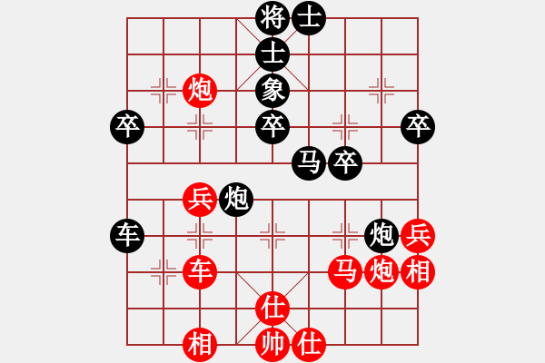 象棋棋譜圖片：中炮七兵七路馬對屏風(fēng)馬（黑勝） - 步數(shù)：40 