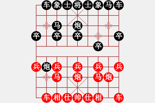 象棋棋譜圖片：戰(zhàn)仕(7星)-負-李團結(jié)(9星) - 步數(shù)：10 