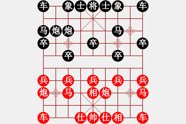 象棋棋譜圖片：第17輪 3-2 杭州 趙金成 紅先勝 浙江豐源 趙旸鶴 - 步數(shù)：10 